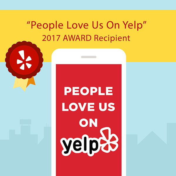Yelp 2017 Award Recepient!